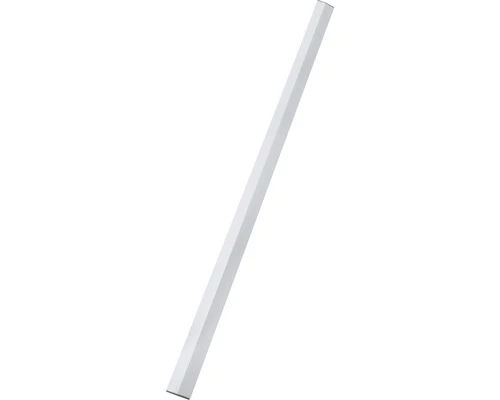 MAURERLOB Wandrij Trapezium Met Afdekdoppen Aluminium 200 Cm 1 MAURERLOB Wandrij Trapezium Met Afdekdoppen Aluminium 200 Cm