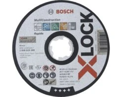 BOSCH Doorslijpschijf X-Lock MultiConstruction Ø 125 Mm