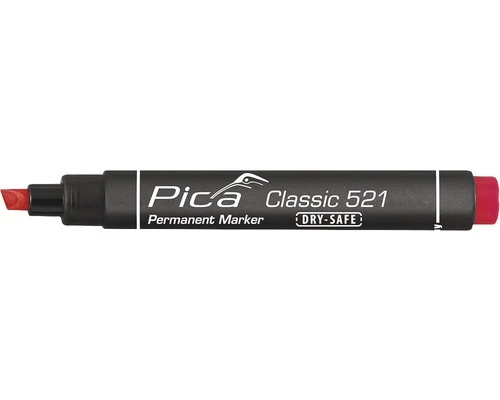 PICA Classic Permanent Marker 521/40 Rood 1 PICA Classic Permanent Marker 521/40 Rood