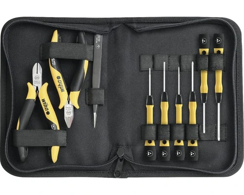 WIHA Gereedschapset ESD In Tas, 9-delig 1 WIHA Gereedschapset ESD In Tas, 9-delig