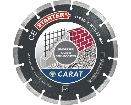 CARAT Cirkelzaagblad Universeel Ø 230x22,23 Mm CES 1 CARAT Cirkelzaagblad Universeel Ø 230x22,23 Mm CES