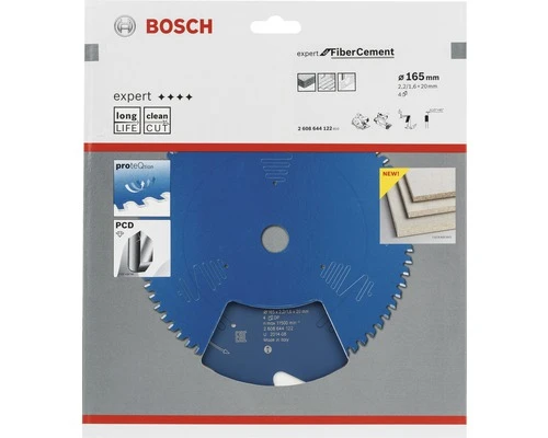 BOSCH Cirkelzaagblad Expert For FiberCement Ø 165x20x2,2 Mm 4T 2 BOSCH Cirkelzaagblad Expert For FiberCement Ø 165x20x2,2 Mm 4T - Afbeelding 2