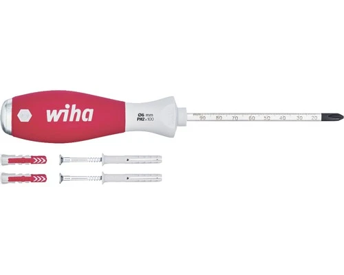 WIHA Plugschroevendraaierset SoftFinish PH Met Pluggen, 5-delig 1 WIHA Plugschroevendraaierset SoftFinish PH Met Pluggen, 5-delig