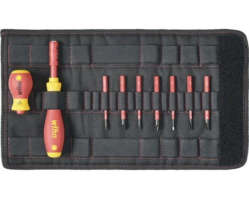 WIHA Schroevendraaier En Bitset SlimVario, 10-delig 1 WIHA Schroevendraaier En Bitset SlimVario, 10-delig