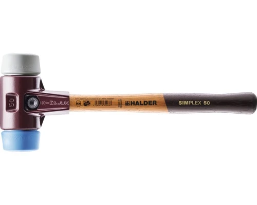 HALDER Kunststof Hamer Simplex Ø 40 Mm TPE Soft-TPE Mid (stalen Behuizing) 1 HALDER Kunststof Hamer Simplex Ø 40 Mm TPE Soft-TPE Mid (stalen Behuizing)