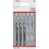 BOSCH Decoupeerzaagbladset Basic For Wood And Metal, 5-delig