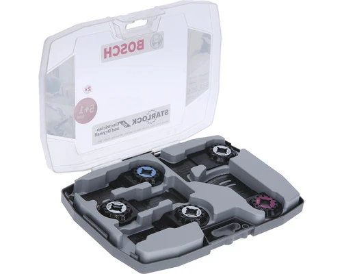 BOSCH Multitool Zaagbladset Starlock For Electrician And Drywall, 6-delig 1 BOSCH Multitool Zaagbladset Starlock For Electrician And Drywall, 6-delig