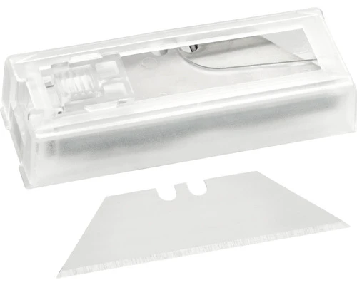 RAUTNER Trapezemessen Extra Lang In Dispenser Verpakking à 10 Stuks 1 RAUTNER Trapezemessen Extra Lang In Dispenser Verpakking à 10 Stuks