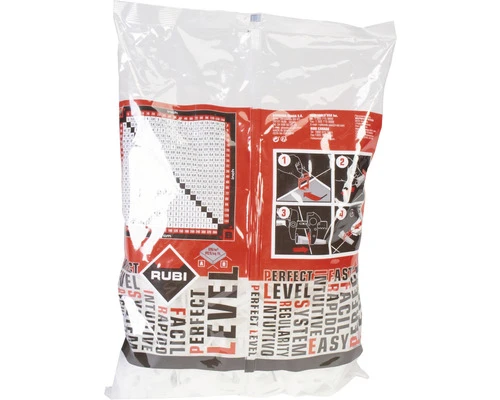 RUBI Delta Level System Clips 1,5 Mm 3-12 Mm, 400 Stuks 2 RUBI Delta Level System Clips 1,5 Mm 3-12 Mm, 400 Stuks - Afbeelding 2