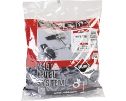 RUBI Delta Level System Clips 1 Mm 3-12 Mm, 200 Stuks