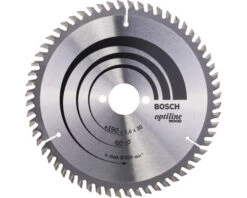 BOSCH Cirkelzaagblad Optiline Wood Ø 190x30x2,6 Mm 60T