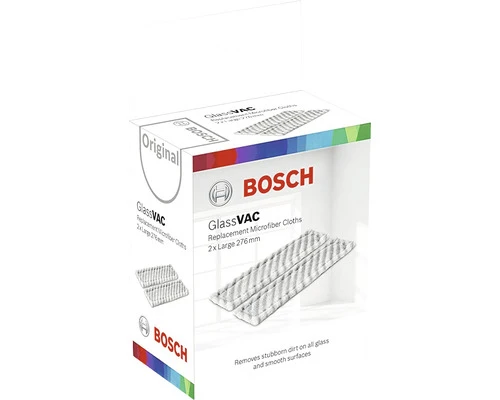 BOSCH GlassVAC Microvezeldoek Kort, 2 Stuks 2 BOSCH GlassVAC Microvezeldoek Kort, 2 Stuks - Afbeelding 2