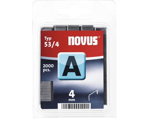 NOVUS Draadnieten, Fijn, Type A 53/4, 2.000 St 2 NOVUS Draadnieten, Fijn, Type A 53/4, 2.000 St - Afbeelding 2