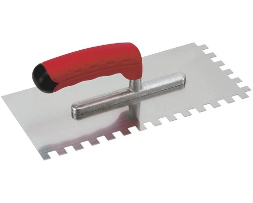 KAUFMANN Plakspaan RVS Getand 6 X 6 Mm Met Softgrip 1 KAUFMANN Plakspaan RVS Getand 6 X 6 Mm Met Softgrip