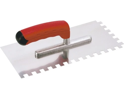 KAUFMANN Plakspaan RVS Getand 10 X 10 Mm Met Softgrip 1 KAUFMANN Plakspaan RVS Getand 10 X 10 Mm Met Softgrip