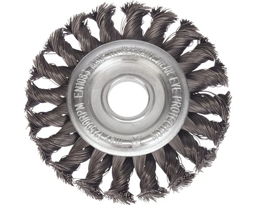 LESSMANN Gevlochten Ronde Borstel, Staaldraad, Ø 115 Mm 1 LESSMANN Gevlochten Ronde Borstel, Staaldraad, Ø 115 Mm