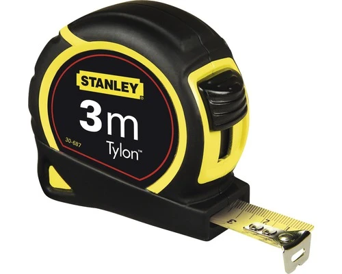 STANLEY Rolmaat Tylon 12,7 Mm, 3 Meter 1 STANLEY Rolmaat Tylon 12,7 Mm, 3 Meter