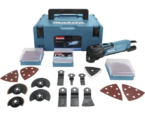 MAKITA Multitool TM3010CX2J (incl. Mbox En Accessoires) 1 MAKITA Multitool TM3010CX2J (incl. Mbox En Accessoires)
