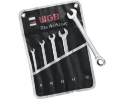 WGB Ring Ratelsteeksleutel Set In Roltas 5-delig