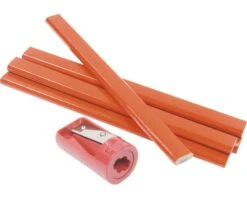 Connex Timmermanspotlood Set Met Puntenslijper, 7-delig