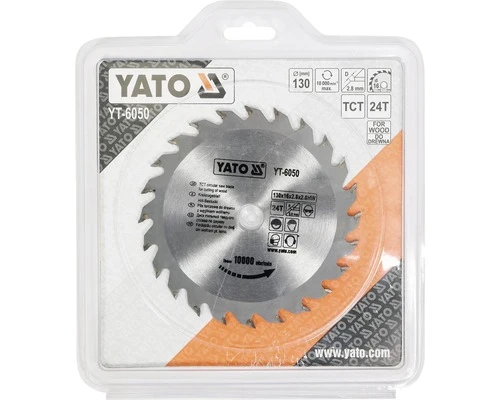 YATO Cirkelzaagblad YT-6050 130x16x2,8 Mm 24T 3 YATO Cirkelzaagblad YT-6050 130x16x2,8 Mm 24T - Afbeelding 3