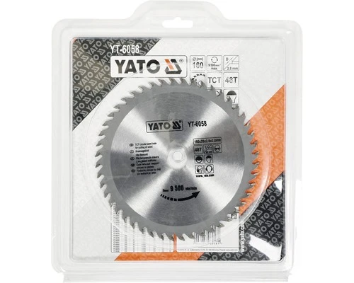 YATO Cirkelzaagblad YT-6058 160x20x2,8 Mm 48T 2 YATO Cirkelzaagblad YT-6058 160x20x2,8 Mm 48T - Afbeelding 2