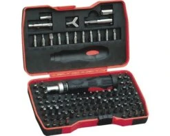 WISVO Bitset Met Ratelschroevendraaier 101-delig