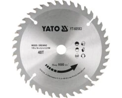 YATO Cirkelzaagblad YT-60583 170x16x3,2 Mm 40T