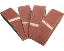 PATTFIELD Schuurbandset 75x533 Mm K40/K80/K120/K180, 4-delig