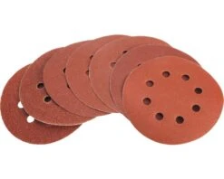 PATTFIELD Schuurbladset Ø 125 Mm K40/K60/K80/K120/K180, 10-delig