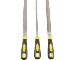 Vijlenset Grof 200 Mm, 3-delig