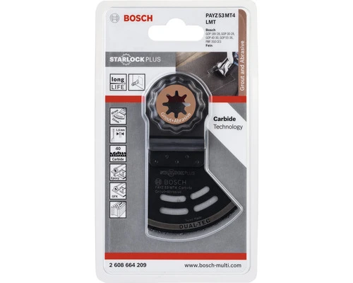 BOSCH Segmentzaagblad StarlockPlus PAYZ 53 MT4 Carbide 2 BOSCH Segmentzaagblad StarlockPlus PAYZ 53 MT4 Carbide - Afbeelding 2