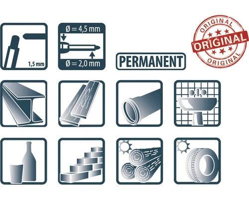 PICA 150/40 Markeerstift Voor Diepe Gaten Rood 4 PICA 150/40 Markeerstift Voor Diepe Gaten Rood - Afbeelding 4