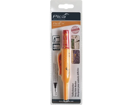 PICA 150/40 Markeerstift Voor Diepe Gaten Rood 1 PICA 150/40 Markeerstift Voor Diepe Gaten Rood