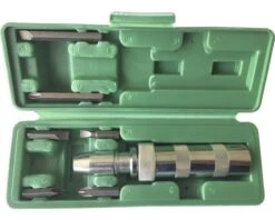 WISVO Slagschroevendraaierset 1/2" Met 6 Schroevendraaierbits