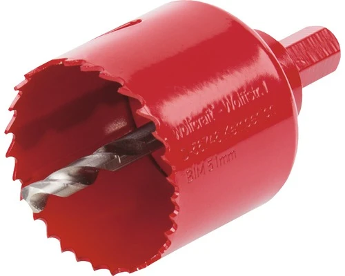 WOLFCRAFT Gatenzaag Bi-metaal Ø 51 Mm Met Centreerboor 1 WOLFCRAFT Gatenzaag Bi-metaal Ø 51 Mm Met Centreerboor