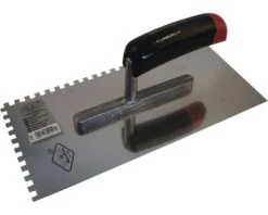 MAURERLOB Lijmspaan 6x6 Mm Getand 28x13 Cm RVS