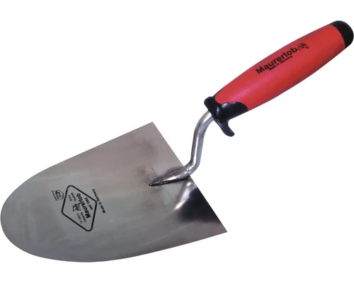 MAURERLOB Arnhemmer Metseltroffel Softgrip Linkshandig Roestvrij Staal, 180 Mm 1 MAURERLOB Arnhemmer Metseltroffel Softgrip Linkshandig Roestvrij Staal, 180 Mm