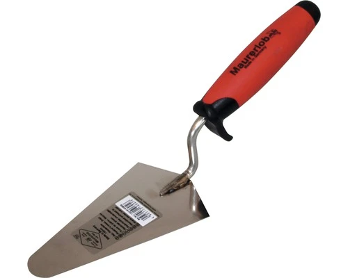 MAURERLOB Hollandse Pleistertroffel Afgerond Softgrip Roestvrij Staal, 140 Mm 1 MAURERLOB Hollandse Pleistertroffel Afgerond Softgrip Roestvrij Staal, 140 Mm
