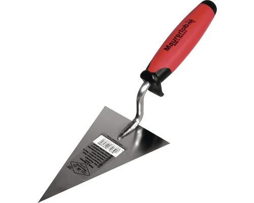 MAURERLOB Hollandse Pleistertroffel Puntig Softgrip Roestvrij Staal, 160 Mm 1 MAURERLOB Hollandse Pleistertroffel Puntig Softgrip Roestvrij Staal, 160 Mm