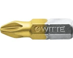 WITTE Bit Titan ¼" 25 Mm Pozidriv PZ 1, 2 Stuks