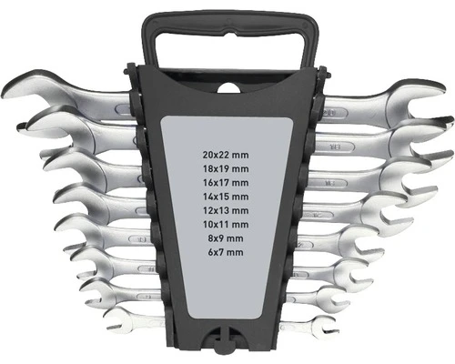 WGB Steeksleutelset 6x7 - 20x22 Mm , 8-delig 1 WGB Steeksleutelset 6x7 - 20x22 Mm , 8-delig