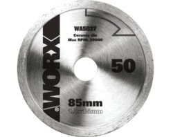 WORX Cirkelzaagblad WA5037 Voor Keramische Tegels Ø 85x15x1,2 Mm