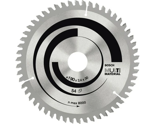 BOSCH Cirkelzaagblad Multi Material Ø 160x20x2,4 Mm 42T 1 BOSCH Cirkelzaagblad Multi Material Ø 160x20x2,4 Mm 42T