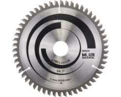 BOSCH Cirkelzaagblad Multi Material Ø 190x30x2,4 Mm 54T