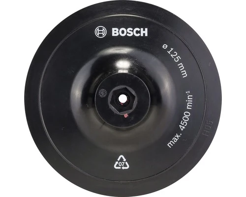 BOSCH Steunschijf Met Klithechtsysteem Ø 125 Mm 1 BOSCH Steunschijf Met Klithechtsysteem Ø 125 Mm