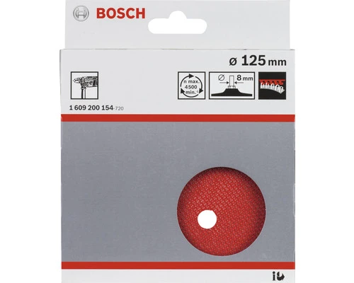 BOSCH Steunschijf Met Klithechtsysteem Ø 125 Mm 3 BOSCH Steunschijf Met Klithechtsysteem Ø 125 Mm - Afbeelding 3