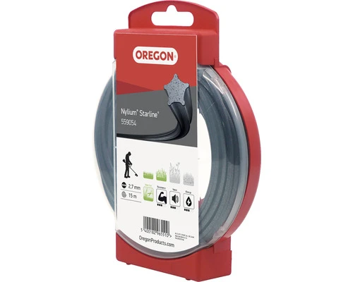 OREGON Trimmerdraad Nylium- Starline 2,7 Mm X 15 M 2 OREGON Trimmerdraad Nylium- Starline 2,7 Mm X 15 M - Afbeelding 2
