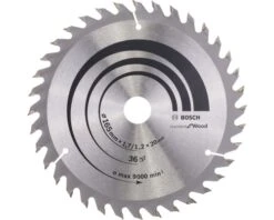 BOSCH Cirkelzaagblad Standard For Wood Ø 165x20x1,7/1,2 Mm 36T