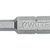 WITTE Bit Industrie ¼" 25 Mm SW3, 2 Stuks